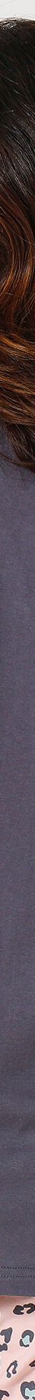Tee-shirt manches courtes coton uni imprimé placé "Beautiful" (gris anthracite) Tee-shirt manches courtes coton uni imprimé placé "Beautiful" (gris anthracite)